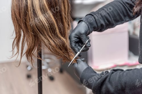 Preview: Haircutting Education - Hairstylist Explaining Haircutting Techniques