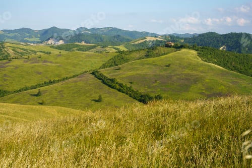 Preview: Rural landscape on the hills near Bologna, Emilia-Romagna.