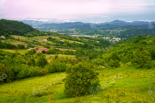 Preview: Vineyards of Monferrato near Gavi at springtime