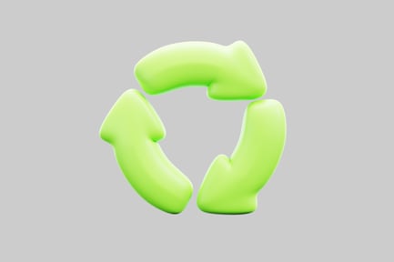 Aperçu: Flèches de recyclage vertes