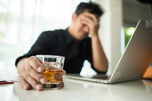 Preview: Young business people are suffering from headaches