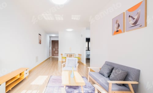 Preview: A new house with Japanese modern pure white and minimalist decoration style