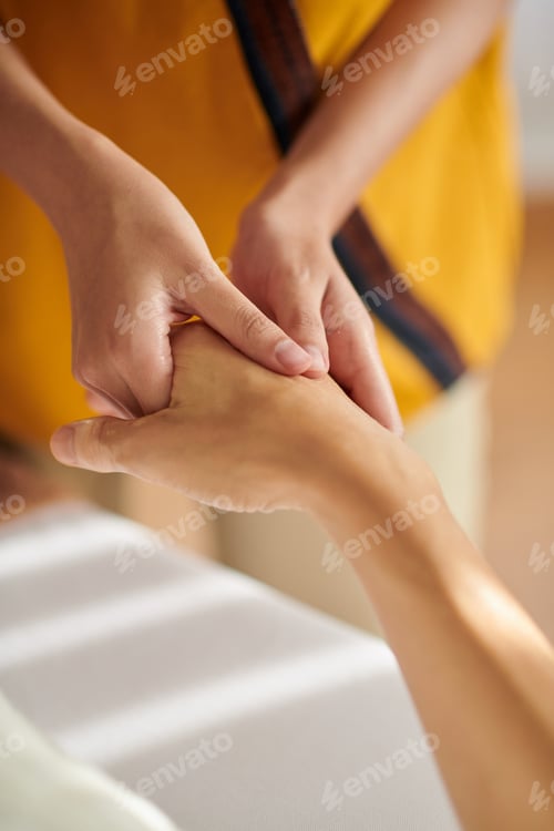 Preview: Woman Receiving Hand Massage