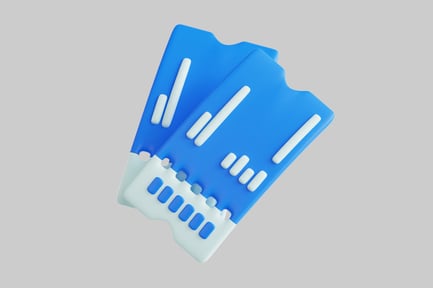 Overlapping rectangular objects with grid pattern