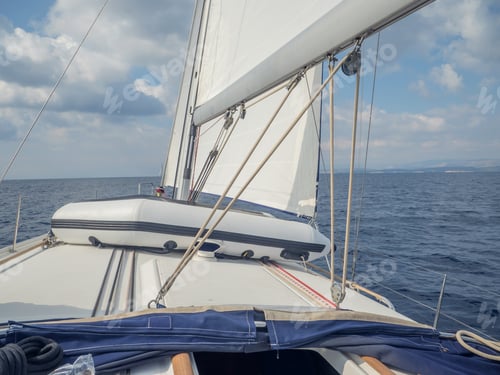 Preview: Relaxing day at sea while riding a sailboa