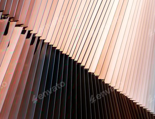 Visualização: Arquitetura moderna, fundo abstrato.