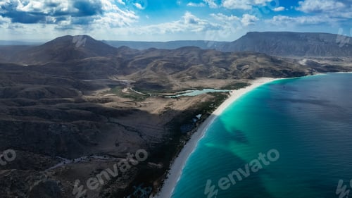 Preview: Beautiful Shoab Bay in Socotra offers stunning views of nature and tranquility by the sea