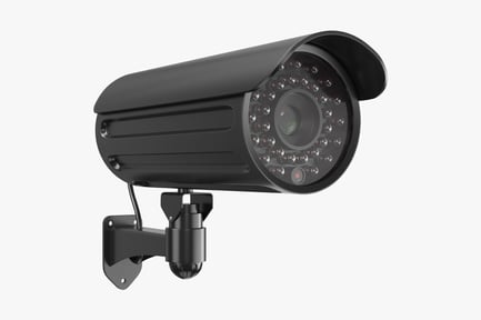 Preview: Black Outdoor Security Camera