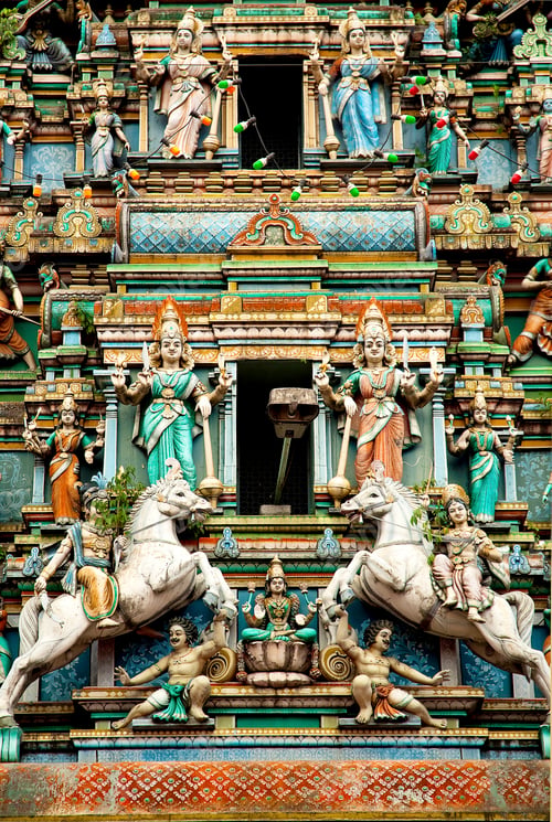 Preview: Hindu temple with indian gods kuala lumpur malaysia
