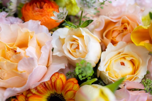 Preview: Set of flower box with different flower