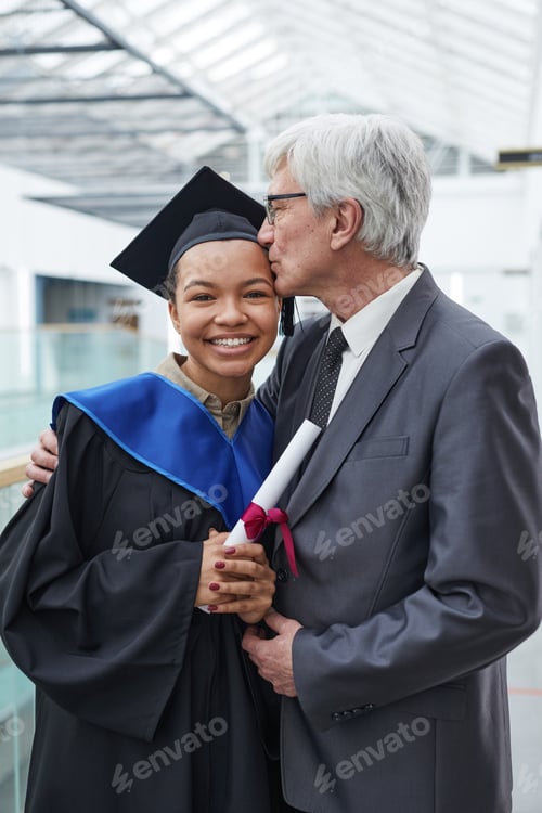 Preview: Proud father at graduation ceremony