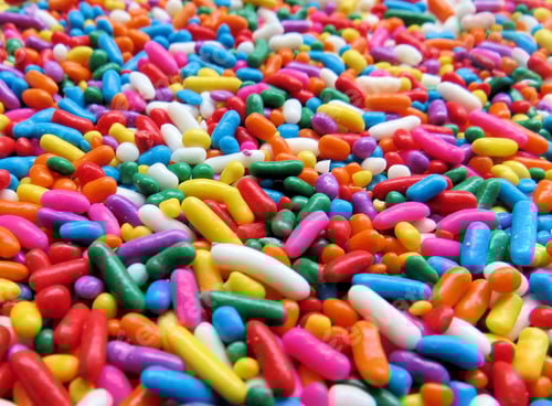 Preview: Colorful Sprinkles Background for Festive Baking Projects