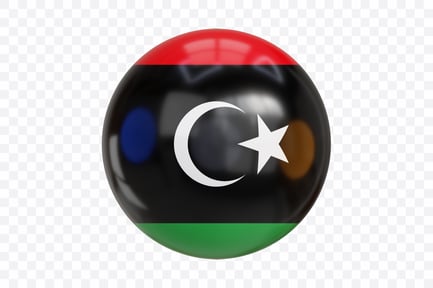 Preview: 3D Libya Flag
