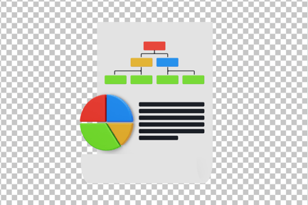 Preview: Flowchart 3D Icon