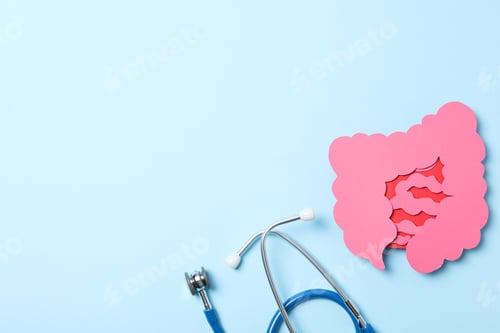 Preview: Concept of health care, stomach and intestinal problems