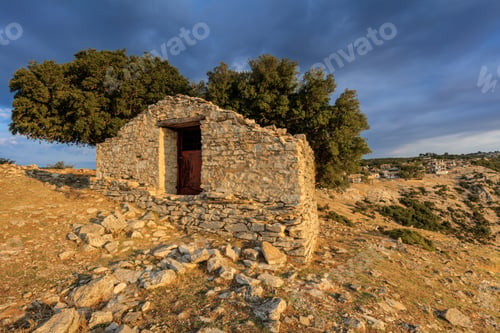 Preview: Traditional houses in Kastro village, Greece