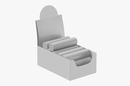 Preview: Lip Balm Tubes Display Pack - Blank