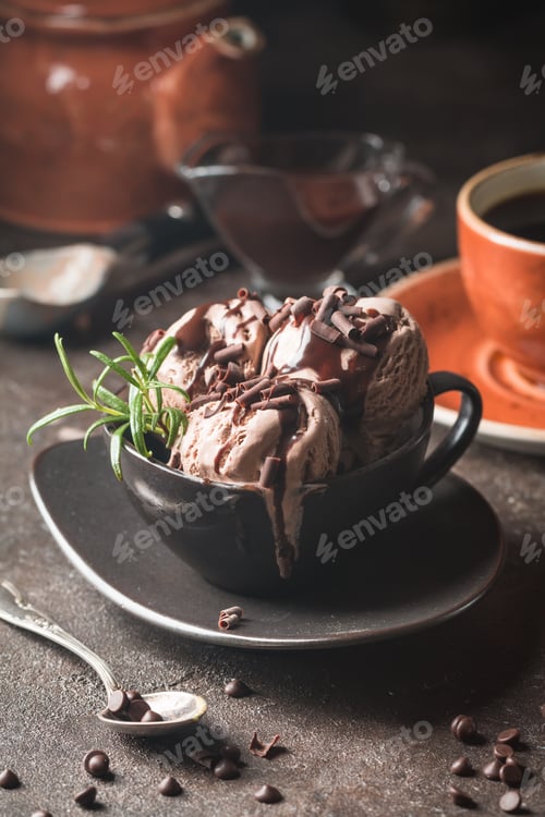 Preview: Chocolate coffee ice cream