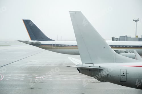 Preview: Aircrafts in an airport