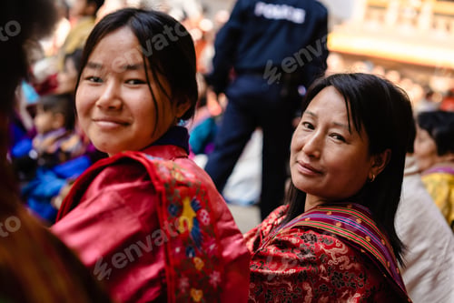 Preview: Bhutanese women at Tshechu festival