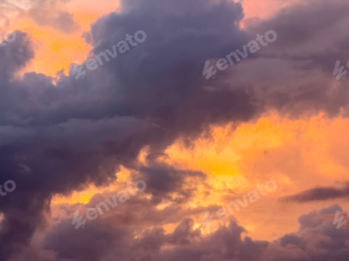 Preview: Abstract Sky With Dramatic Clouds