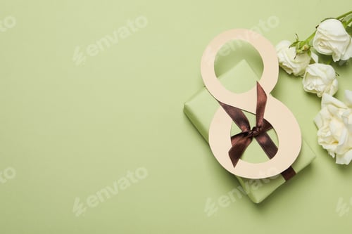 Preview: Concept of 8 march, Women day, space for text