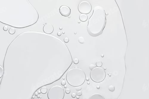 Preview: Gray abstract background abstract oil bubble in water wallpaper