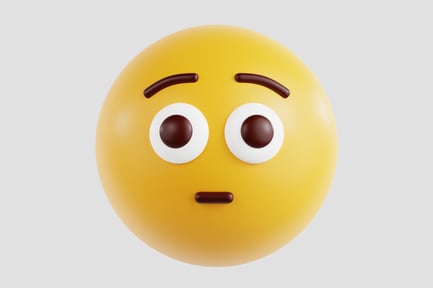 Preview: 3D Face With Wide Open Eyes Emoji