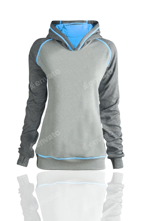 Preview: Hooded sweater isolated on a white background