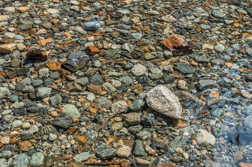 Preview: Rocks Can Be Seen Beneath Clear Water At Denny Creek In Washington State.