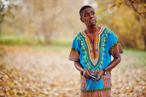 Preview: African man in africa traditional shirt