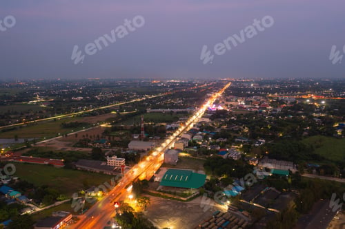 Preview: Bangkok downtown, Thailand in urban city in Asia.
