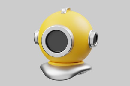 Preview: Diving helmet yellow