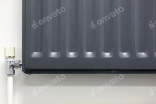 Preview: Detail Of Large Radiator In The Home