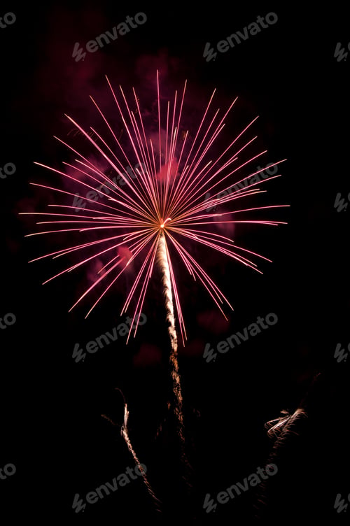Preview: Pinkish Burst Of Fireworks