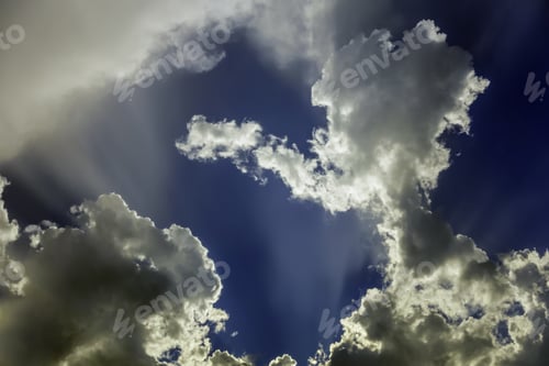 Preview: Nature Saving Some Razzle-Dazzle For Last: Spectacle Of Crepuscular Rays At Sunset On A Summer
