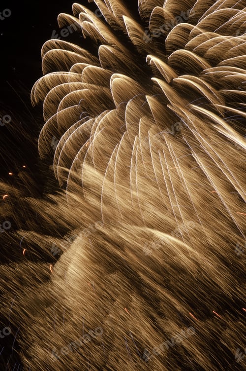 Preview: Fireworks With Effects Of Motion Blur