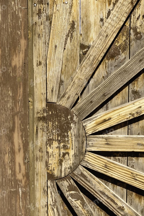 Preview: Western Grunge: Detail Of Weathered Wooden Gate