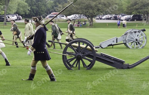 Preview: Wheaton, Illinois/Usa - September 7: American Revolutionary War (1775-1783) Reenactment On
