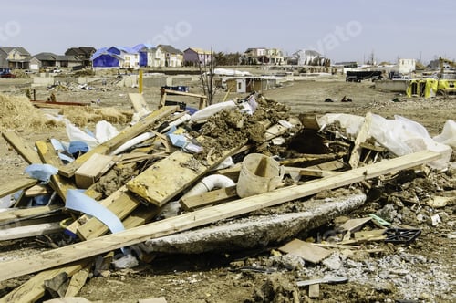 Preview: Washington, Illinois, Usa - March 31, 2014: Cleanup And Repair Give Hope To Local Residents During