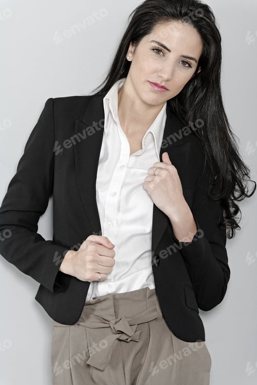 Preview: Professional Young Business Woman In Smart Clothes