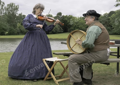 Preview: Lombard, Illinois/Usa - July 27: American Civil War (1861-1865) Reenactment On July 27, 2013, In