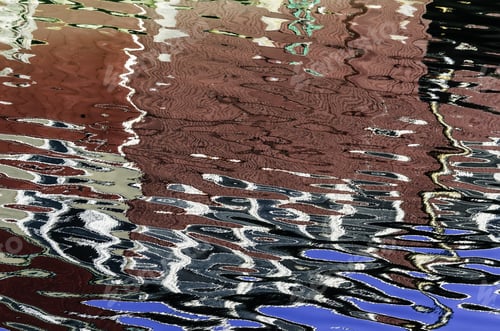 Preview: Abstract Of Water Reflections In Harbor, For Aquatic Or Marine Themes