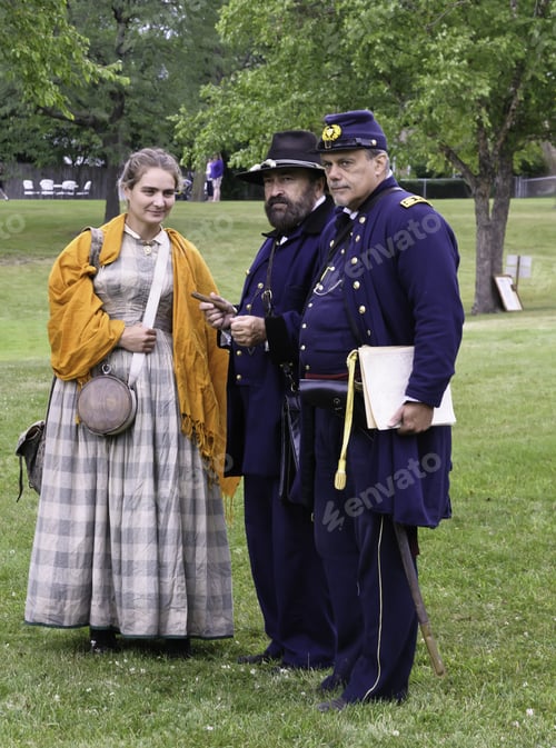 Preview: Lombard, Illinois/Usa - July 27: American Civil War (1861-1865) Reenactment On July 27, 2013, In
