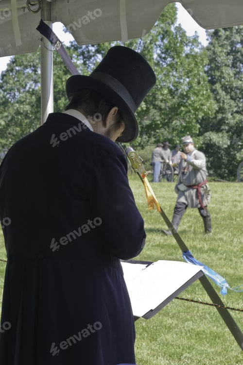 Preview: Wauconda, Illinois/Usa - July 13: American Civil War (1861-1865) Reenactment On July 13, 2013, In