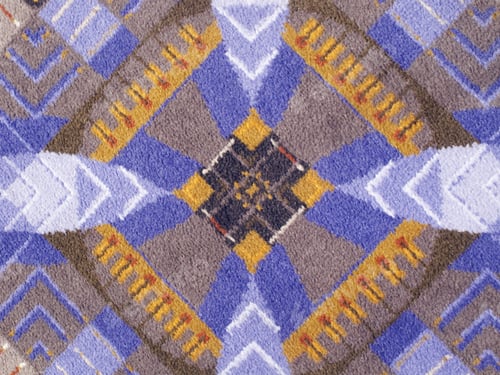 Preview: Detail Of Colorful Carpet With Geometric Shapes