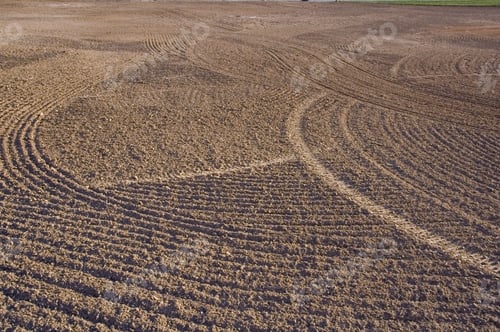 Preview: Patterns Of Rake Marks Across Baseball Diamond