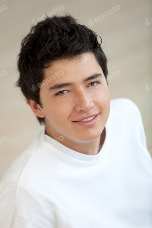 Preview: Portrait Of A Handsome Young Man Smiling