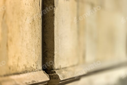 Preview: Large Yellow Stone Wall In Cotswold Stone