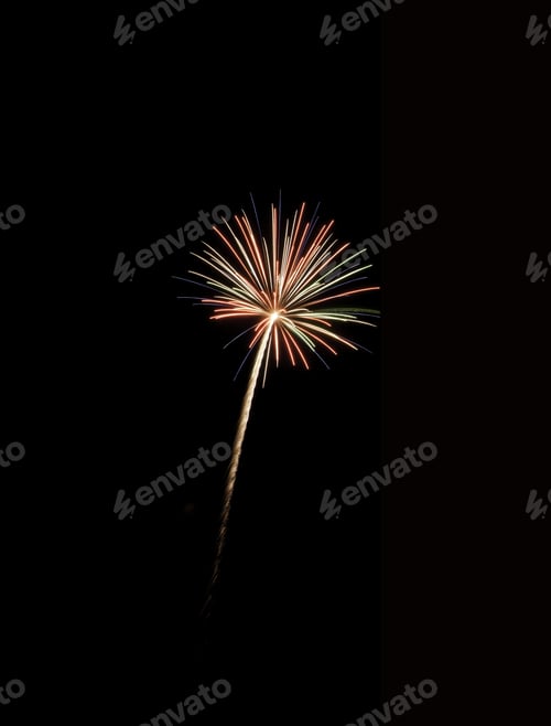 Preview: Flowerlike Burst Of Fireworks